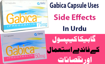 Gabica Tablet Uses Side Effects in Urdu, گابیکا - Capsule 50mg 75mg