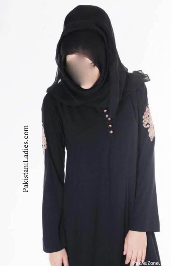 Unique Stylish Abaya Dubai Design 2015 Facebook Pictures