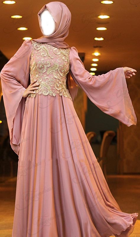 Muslim Bridal Maxi Wedding Dress Fashion 2015 Kaftan Jalabiya