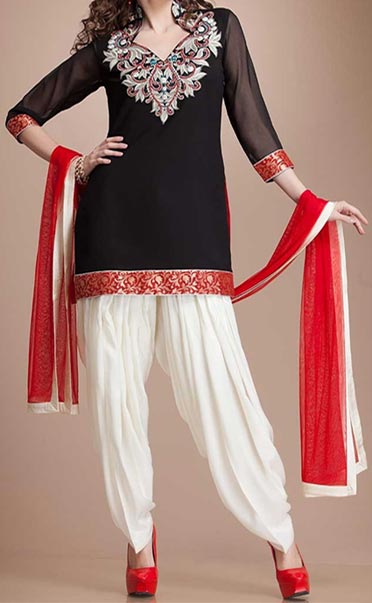 salwar suit back neck design