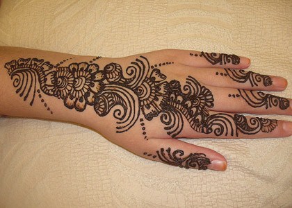 Full Hand Mehndi Simple Design Henna For Wedding