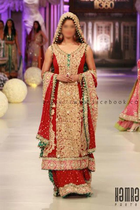 red colour ka gharara