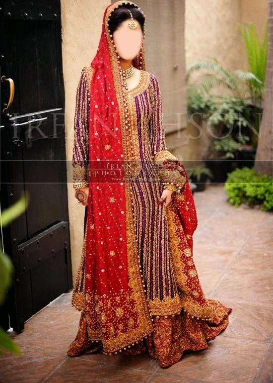 Sharara and Gharara Suit Bridal Wedding Dress Designs 2015