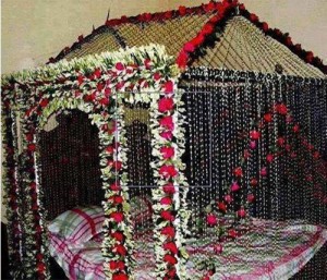 Beautiful Bridal Room Decoration Masehri With Flowers in India