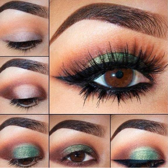 Step eye makeup by tips step smokey