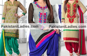 Punjabi Salwar Kameez 2015 Designs and Neck Gala for Suits.