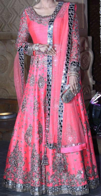 latest frock suits designs manish malhotra 2015 Kalidar Frocks Anarkali Umbrella