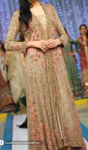 Fashion Week 2015 Pakistan, Wedding Dresses Open Style Tail Gown