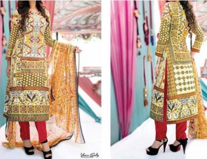 Amna Ismail Lawn 2015 Shalwar Kameez Designs Fashion Pakistan