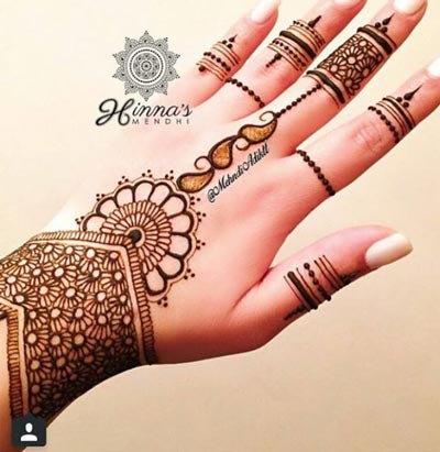 New Eid Arabic Mehndi Designs For Hands Pakistani Indian