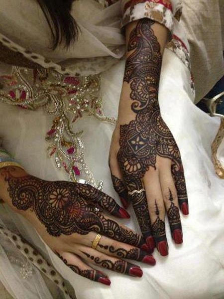 Latest New Bridal  or Dulhan Mehndi  Designs 2019 for Full Hands