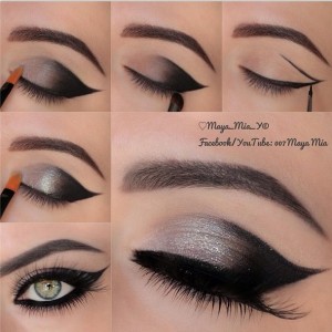 step by step Smokey eye bridal make up tutorial 2016