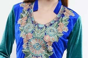 Lace Patterned Collar Neck 2016