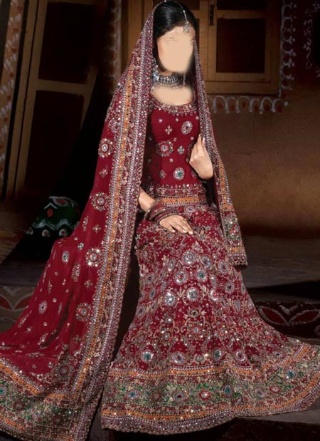 New Designs Fashion 2016 Fish cut or Fishtail Bridal Lehenga design