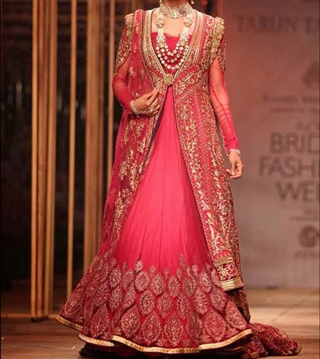 New Designs Fashion 2016 Flares Bridal Lehenga design