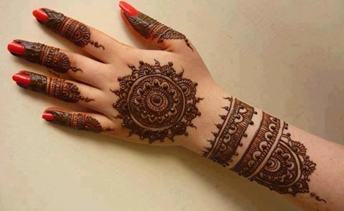 Bangle-Style-Khaleeji Henna, Mehndi Designs for Hand and Feet 2016 2017