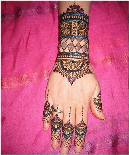 Bangle-Style-Khaleeji Henna, Mehndi Designs for Hand and Feet 2016 2017-3