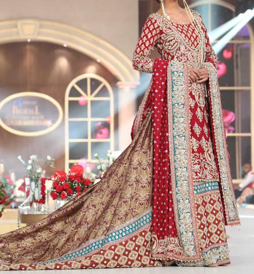 Bridal Wedding Dresses Lehenga Choli 2016 Fashion in Pakistan and India