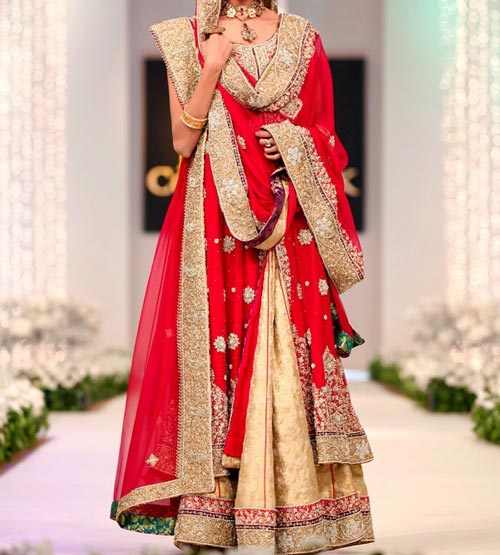 New Fashion of Bridal Dresses 2016 2017 in Pakistan and India Pics 1