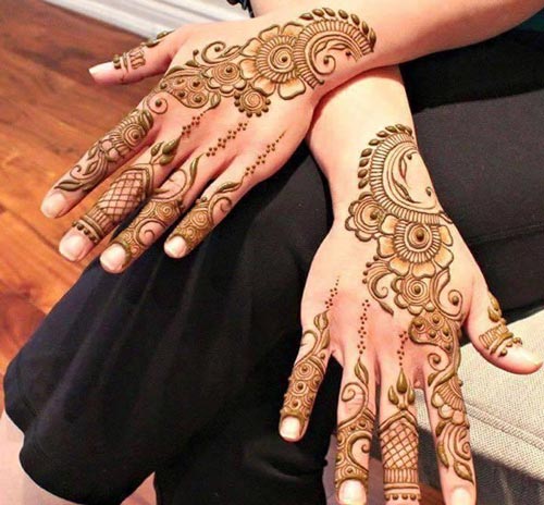 Latest Eid Mehndi Designs 2016 2017 for Hands Indian Pakistani