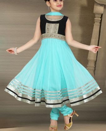 v shape frock design