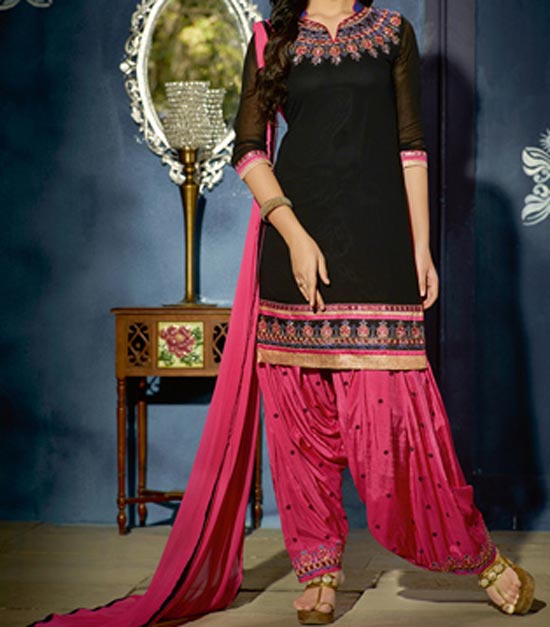 punjabi salwar suit with kurti design