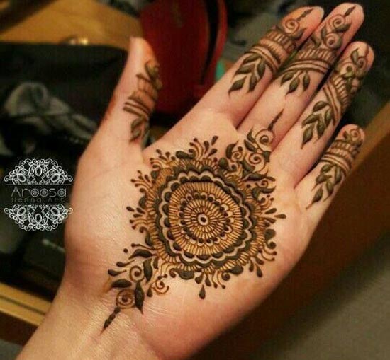 New Simple Indian Mehndi Designs For Hands Feet 2017 Catalogue