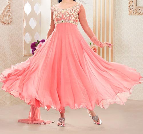 umbrella-frock-design-anarkali-churidar-suits-salwar-kameez-2017-2018-pink