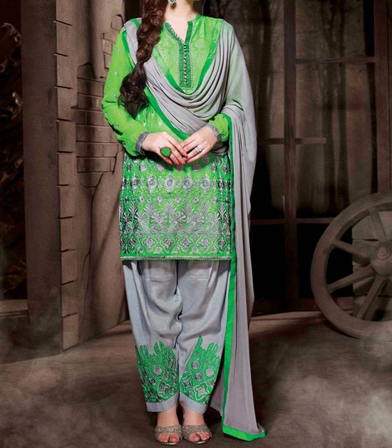 punjabi suits party wear 2018