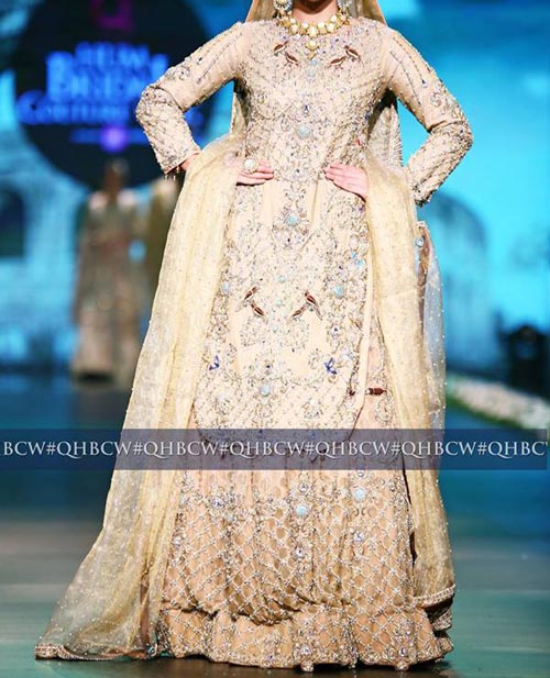 Bridal Couture Week 2016 2017 Wedding Dresses Fashion Trend in Pakistan Gown Frock