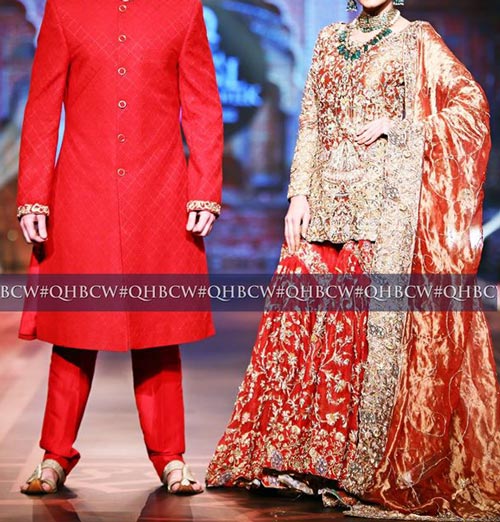 Bridal Couture Week 2016 2017 Wedding Dresses Fashion Trend in Pakistan Sharara