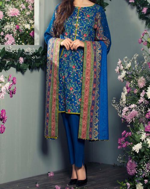 Al Karam Summer Lawn Collection 2017 Prices -2400