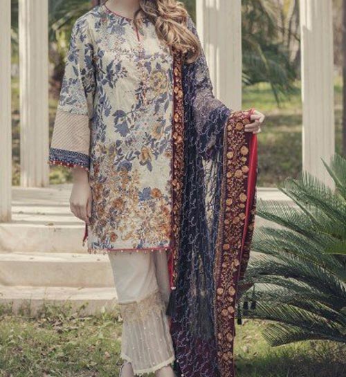 Al Karam Summer Lawn Collection 2017 Prices -6500