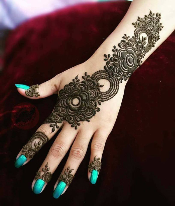 Latest New Henna Mehndi Designs 2018 2019 Catalog Book Image