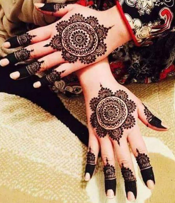 Bridal Cone Mehndi Designs 2018 2019 for Full Hands Images Free Download