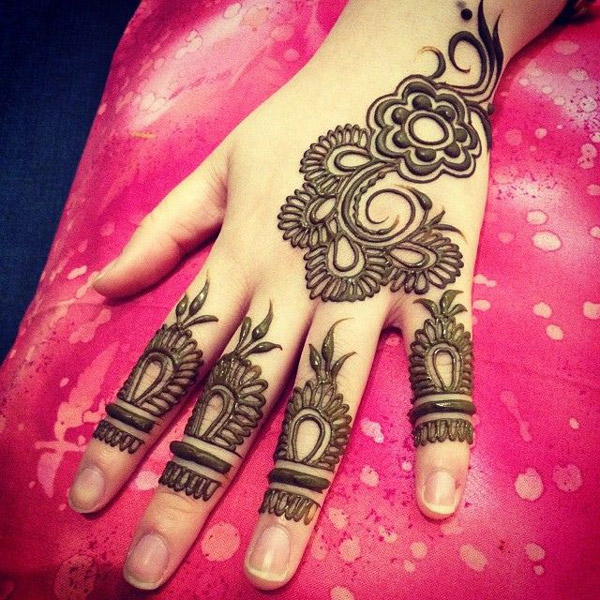 Easy and Simple Cone Mehndi Designs 2018 2019 for Full Hands Images Free Download