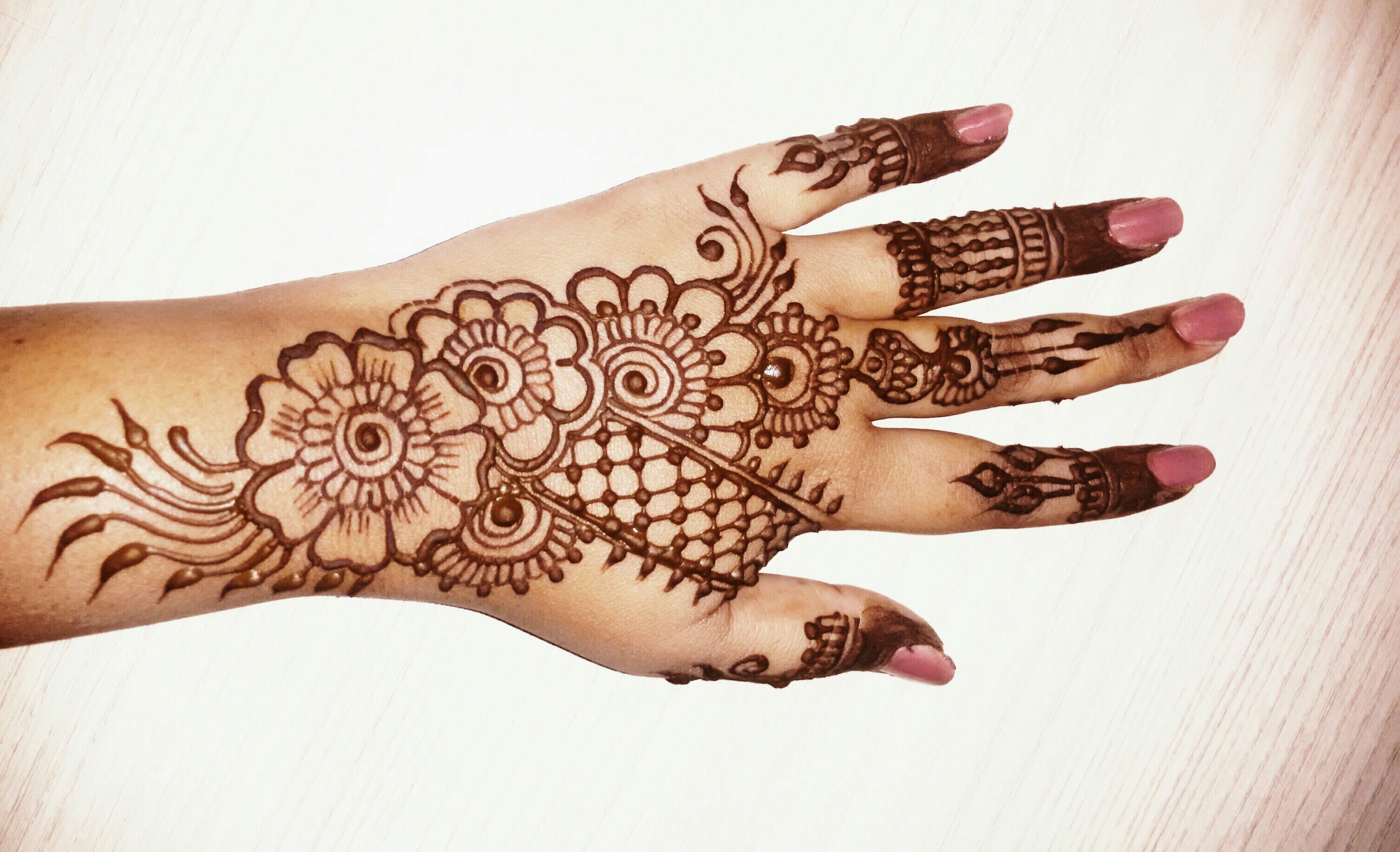 flower mehndi designs