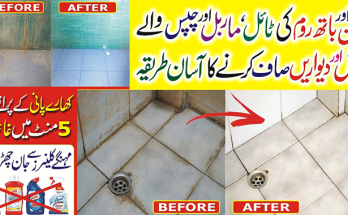 How to Clean Bathroom Tiles Easily